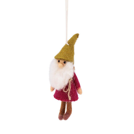 Hanger kabouter burgundy