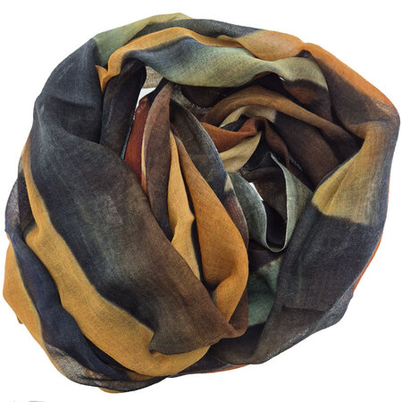 Sjaal 100% wol bruin 