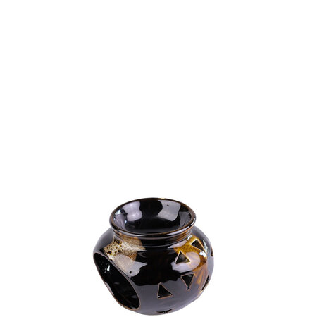 Oliebrander keramiek bruin