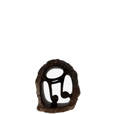 Muzieknootl in ruwe steen