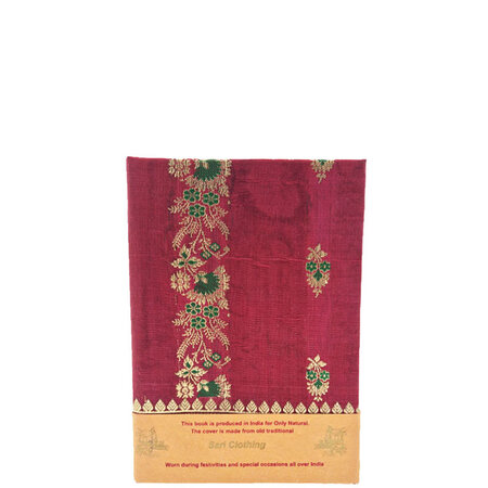 Sari notebook M  bordeaux