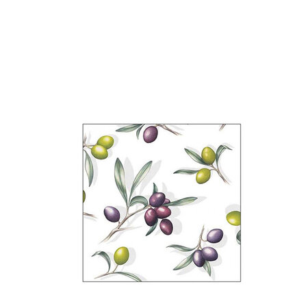 Servetten Delicious olives 25