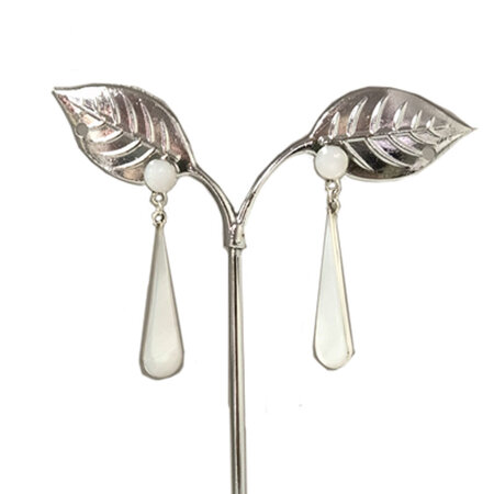 Oorsteker zilver paarlemoer 