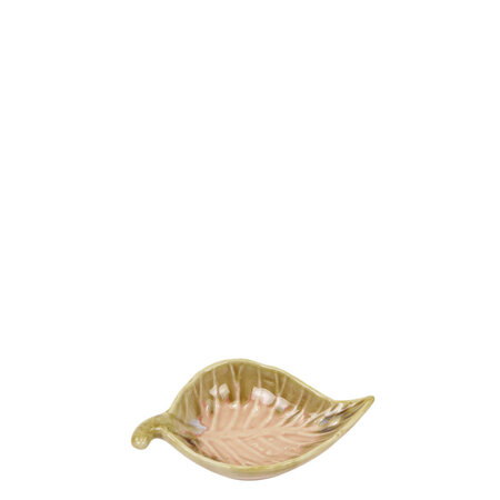 Theeschaaltje blad roze