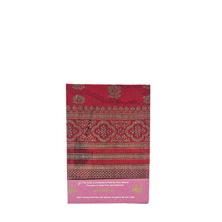Sari notebook M  donkerrood