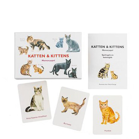 Memoryspel Katten en kittens