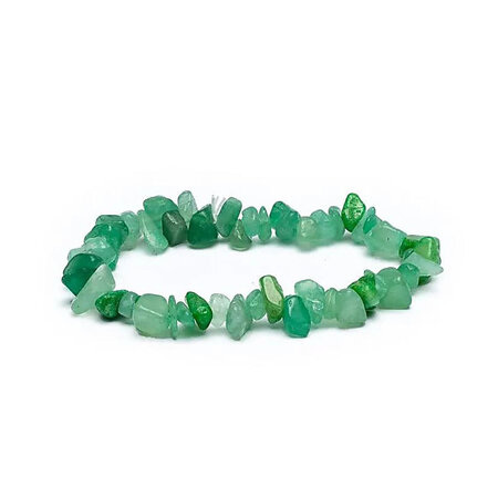 Armband aventurijn chips