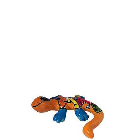 Salamander S keramiek Oranje - blauw