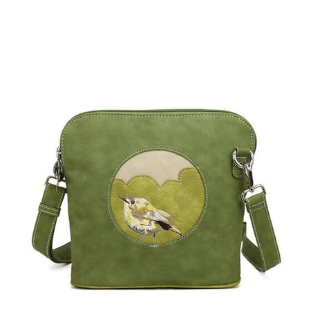 Crossbody Lucky bird groen