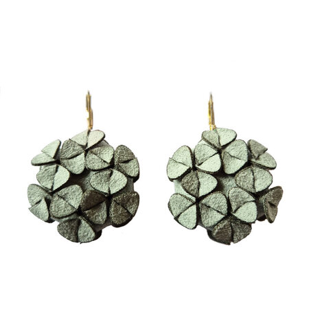 Oorbellen L Iris mint