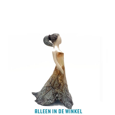 Vrouw Cirro albus 32 cm