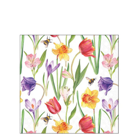 Servetten Flowers in spring 33