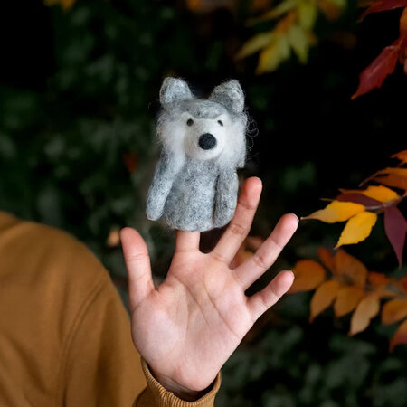 Vingerpopje wolf