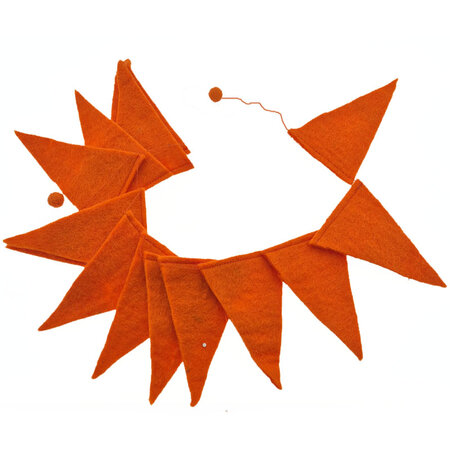 Voetbal slinger oranje 