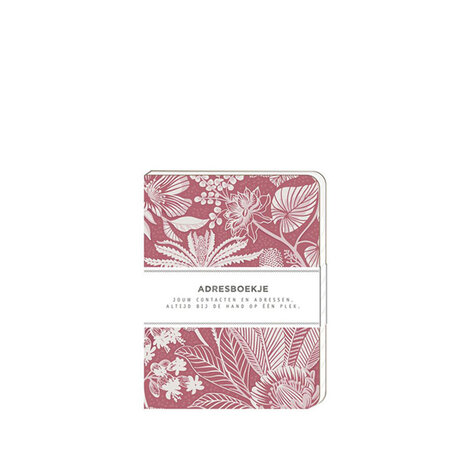 Adresboekje Tropical Pink