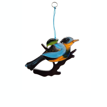 Vogel op tak hars