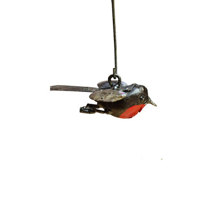 Hangend roodborstje  scrapmetal