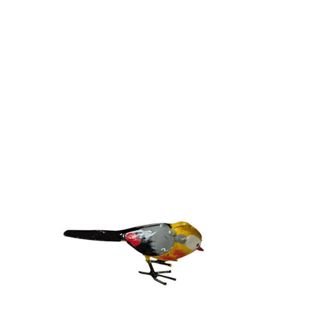 Oranje vogel scrapmetal