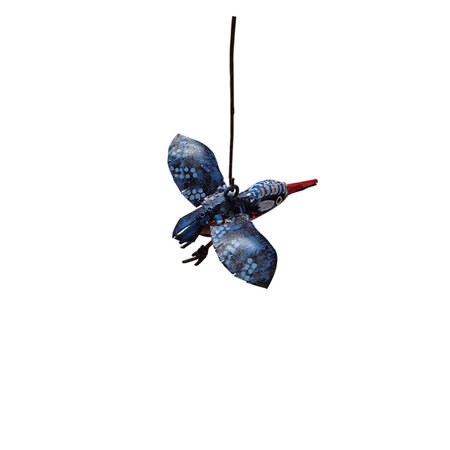 Hangende ijsvogel scrapmetal