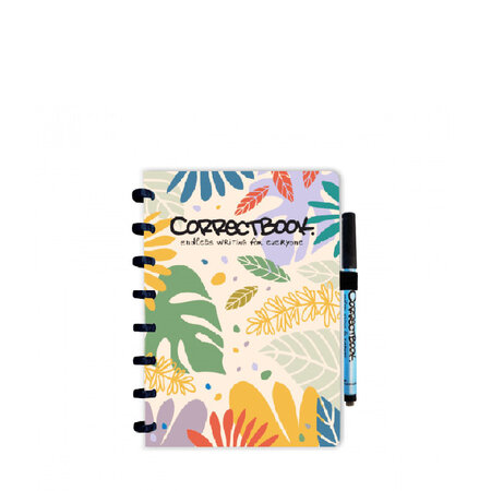 Correctbook A6 Botanical Beauty gelinieerd