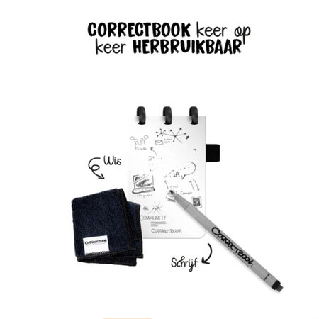 Correctbook Pocket A7 Midnight blue