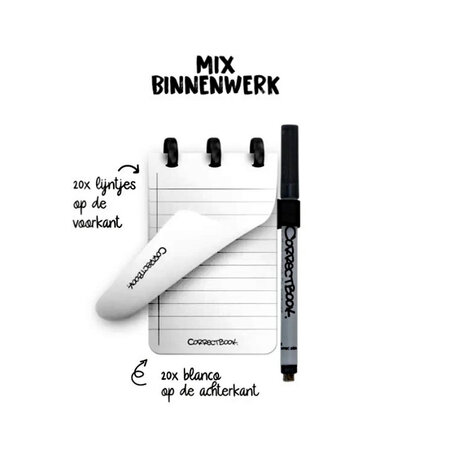 Correctbook Pocket A7 Midnight blue