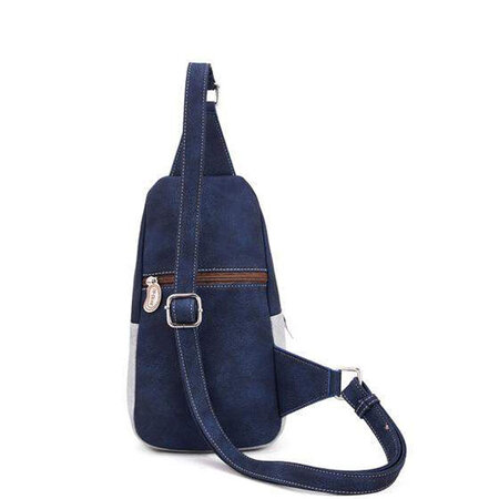 Tas Carol blauw paars grijs