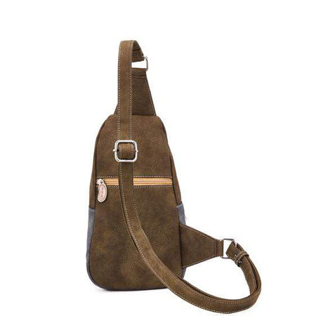 Tas Carol groen beige grijs