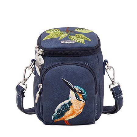 Crossbody Folliage blauw