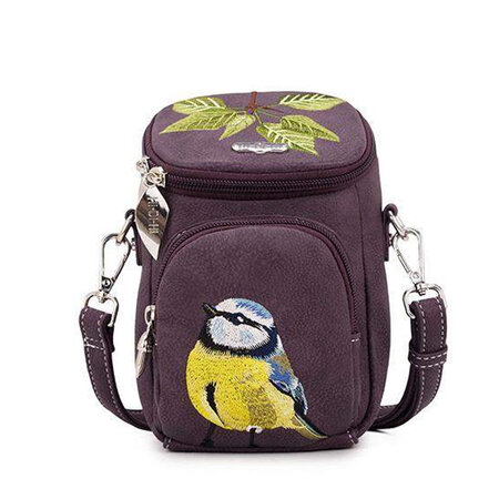 Crossbody Folliage paars