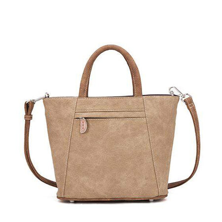 Tas Flip beige paars
