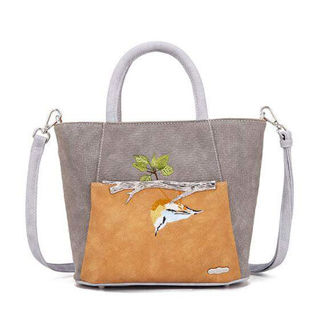 Tas Flip lichtgrijs bruin