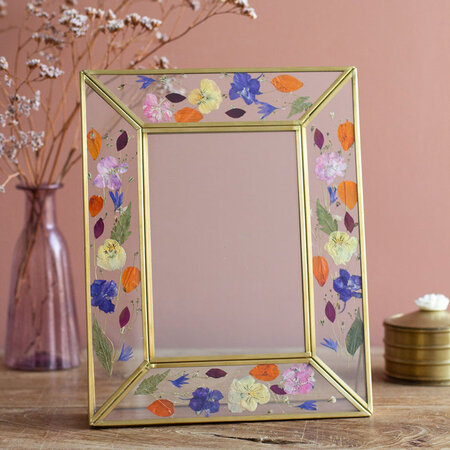 Fotolijst gedroogde bloemen