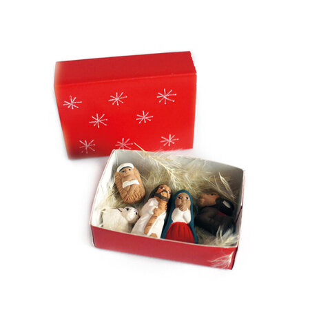 Kerstgroep luciferdoosje