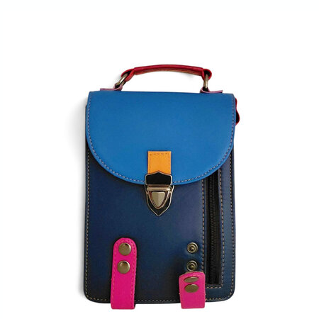 Hand-/ schoudertas blauw blauw