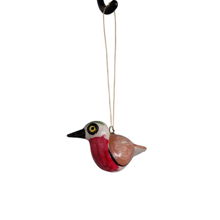 Troostvogel hangend rood bruin