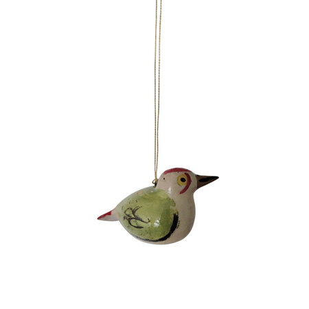 Troostvogel hangend groene vleugels