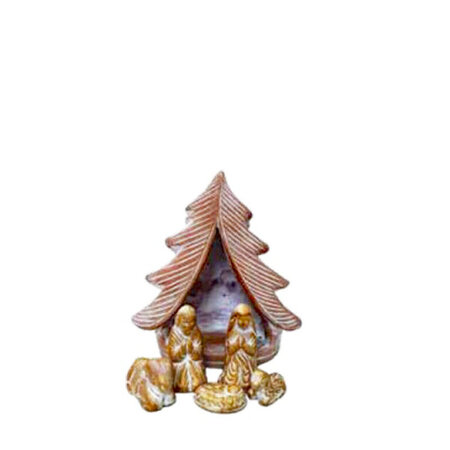 Kerstgroep Golden christmas tree