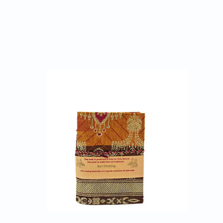 Sari notebook S goudgeel