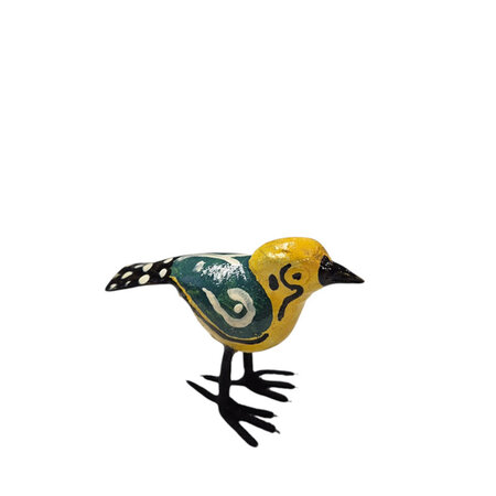 Troostvogel groen geel