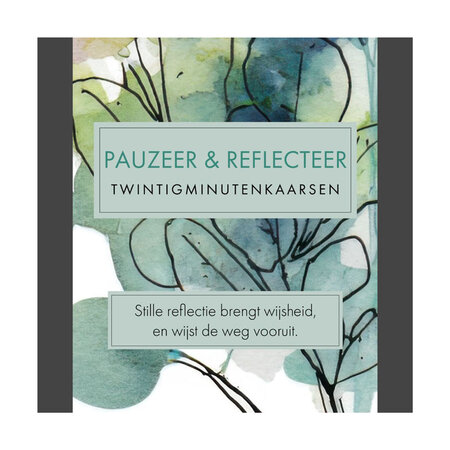 Pauzeer en reflecteer