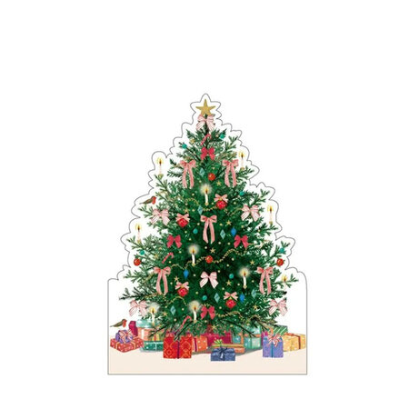 Kerstkaartenmapje Amnesty kerstboom