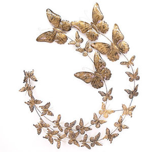 wanddeco-vlinders-goud