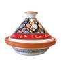 Tajine deco rood 25 cm 
