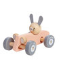 Bunny racing car van Plantoys