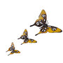 Scrapmetal vlinders 3 geel