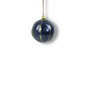Kerstbal capiz nachtblauw 3 cm