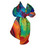 Sjaal wol en zijde kleurenpalet