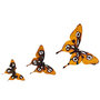 Gele vlinders scrapmetal set