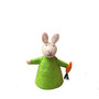 Paashaas groen vilt